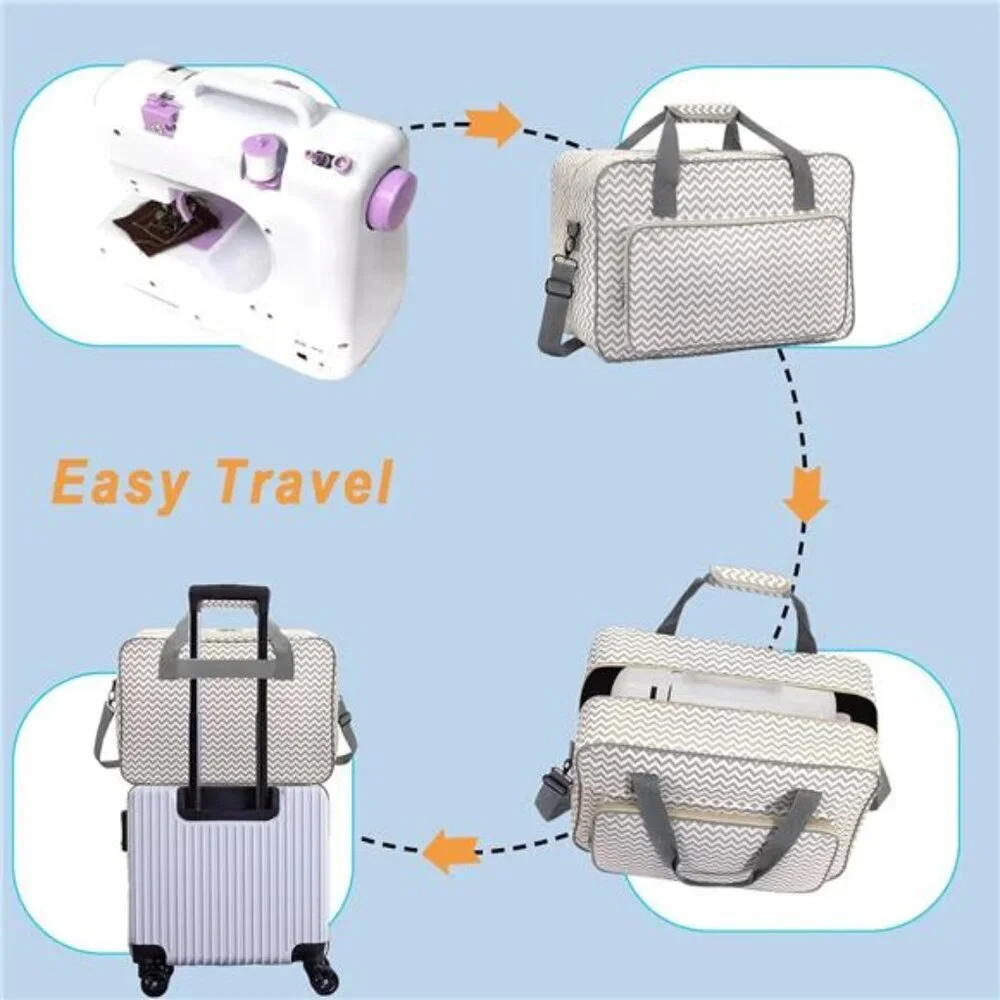 Sewing Machine Case - Travel sewing machine bag with handle - New Sewing